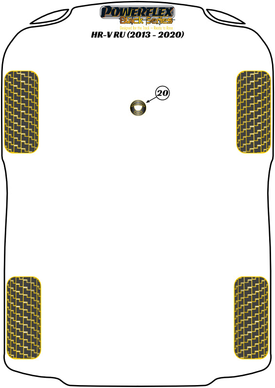 Honda Lower Engine Mount Insert