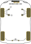 Honda Front Lower Arm Front Bush