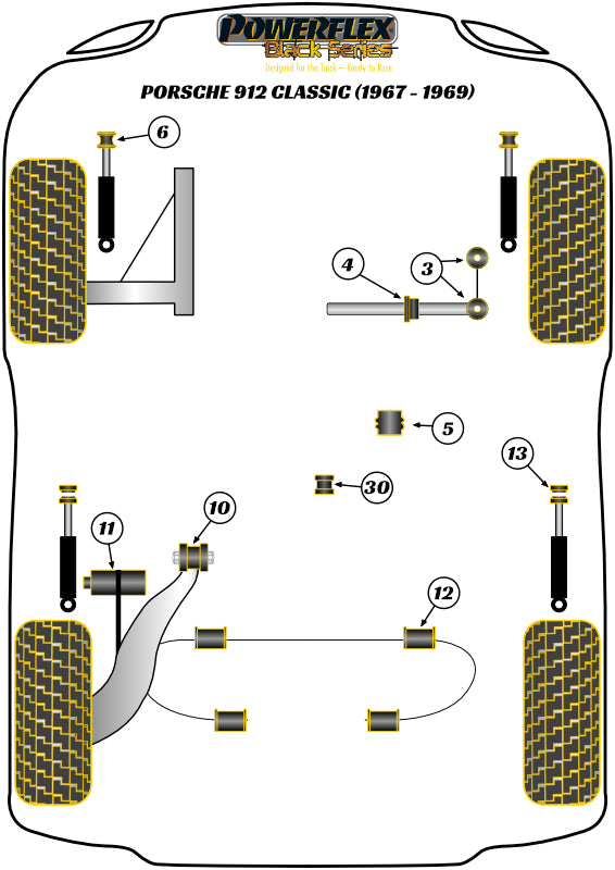 Porsche Shift Rod Coupling Bush