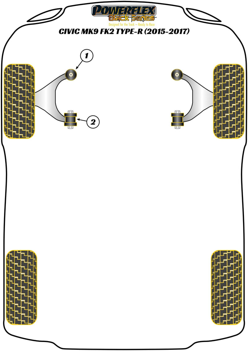 Honda Civic Front Wishbone Rear Bush