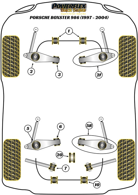 Porsche Front Engine Mount Bush