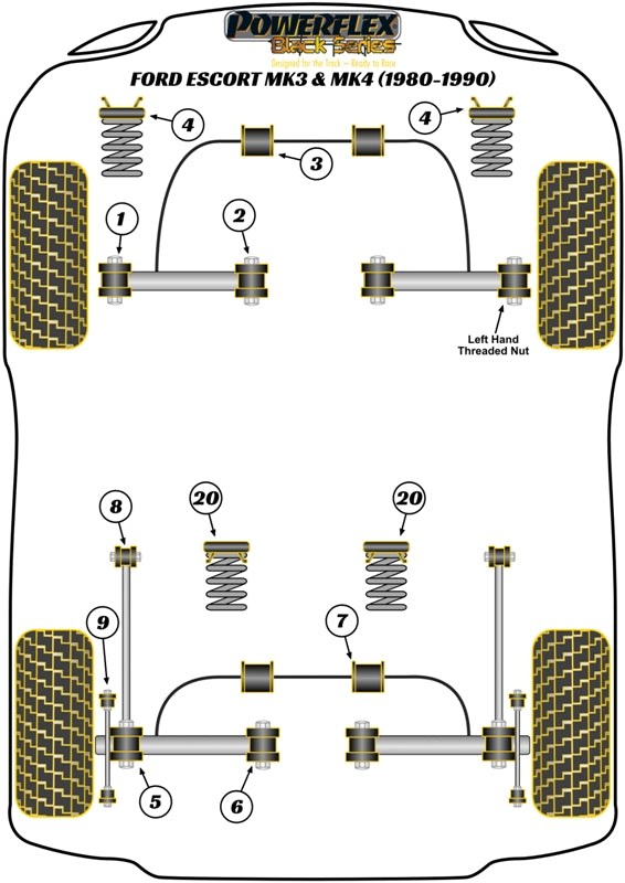 Ford Front Top Shock Absorber Mount