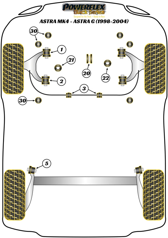 Vauxhall / Opel Upper Right Engine Mounting Insert Petrol