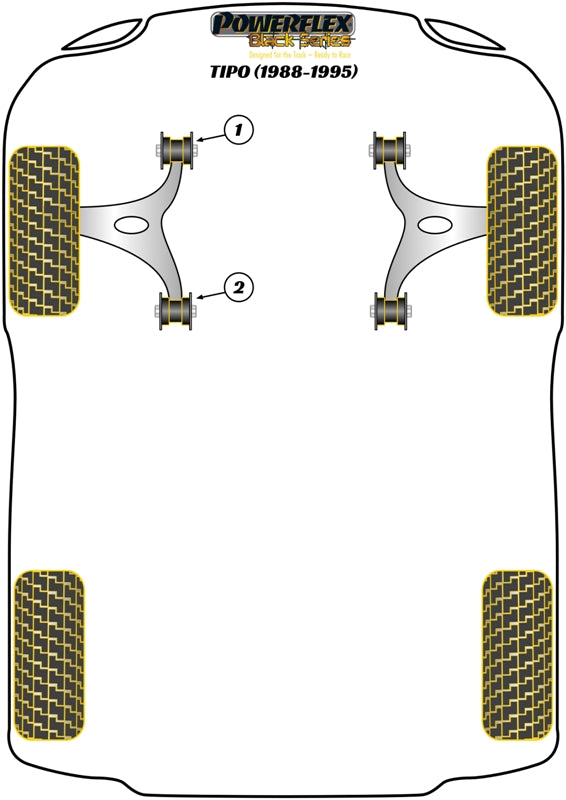 Front Lower Wishbone Rear Bush