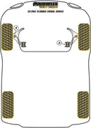 Renault 21 inc Turbo (1986-1994) Front Anti Roll Bar To Arm Bush 22mm