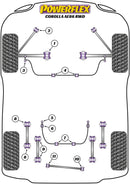 Corolla Rear Anti Roll Bar Bush 14mm suits Toyota