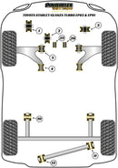 Rear Gearbox Mount Bush, LSD Models (M-Sport) suits Toyota