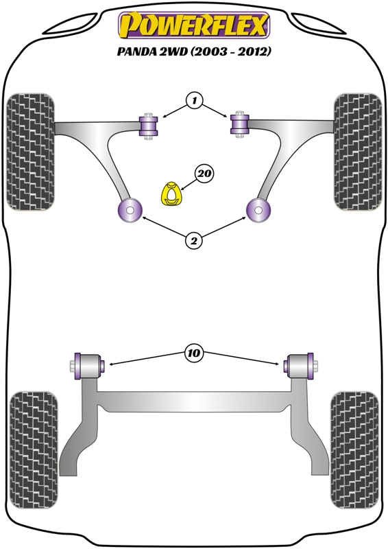 PowerAlign Camber Bolt Kit (10mm)