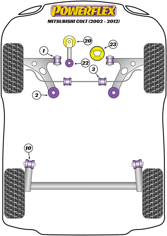 Front Wishbone Rear Bush