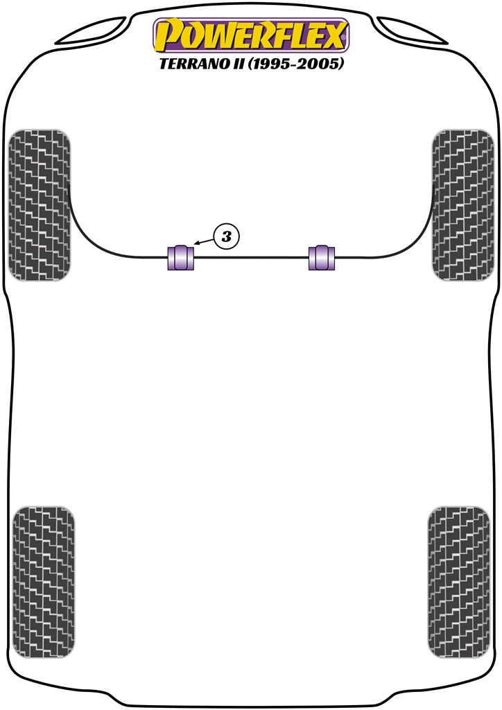 Nissan Front Anti Roll Bar Bush 30mm
