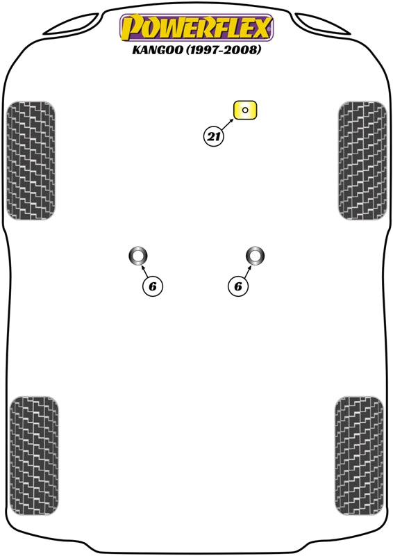 Renault SMI Steering Rack Mount Kit