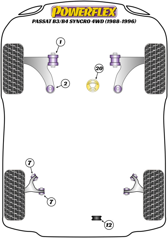Rear Lower Engine Mount Insert