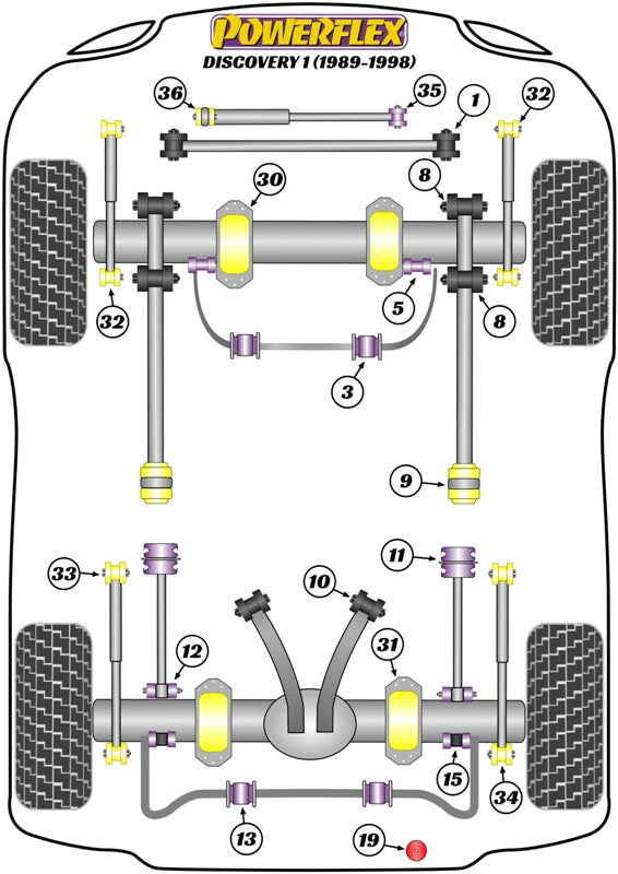 Land Rover Shock Absorber Bush