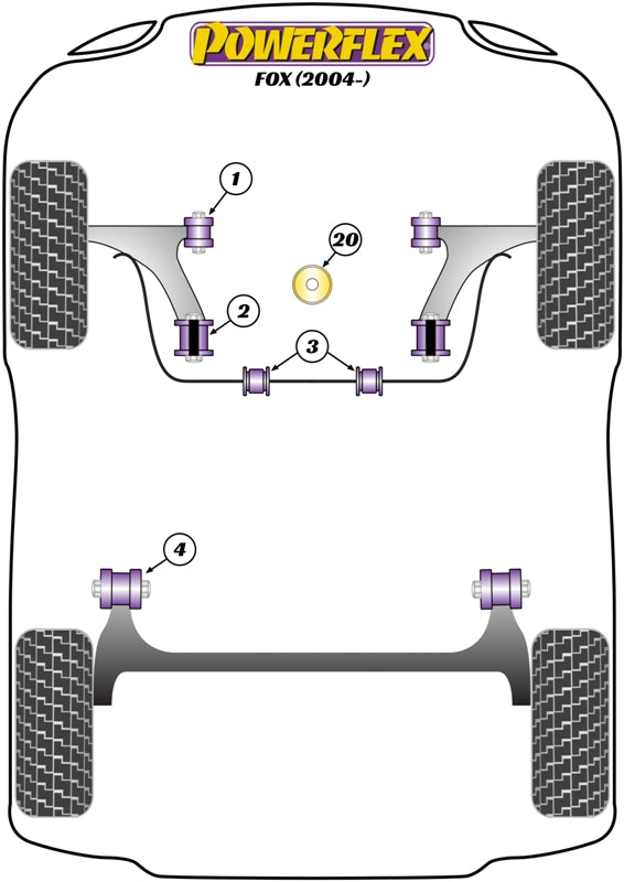 Lower Engine Mount Large Bush (Track Use)