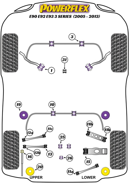 BMW Engine Mount Insert Kit