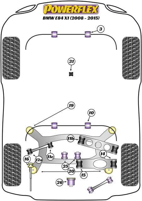 BMW Engine Mount Insert Kit