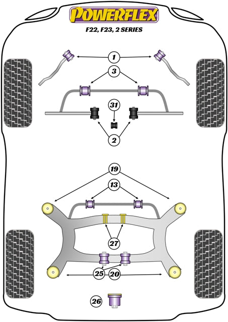Transmission Mounting Bush (Fast Road)