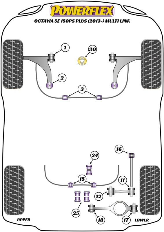Rear Subframe Rear Mounting Bush