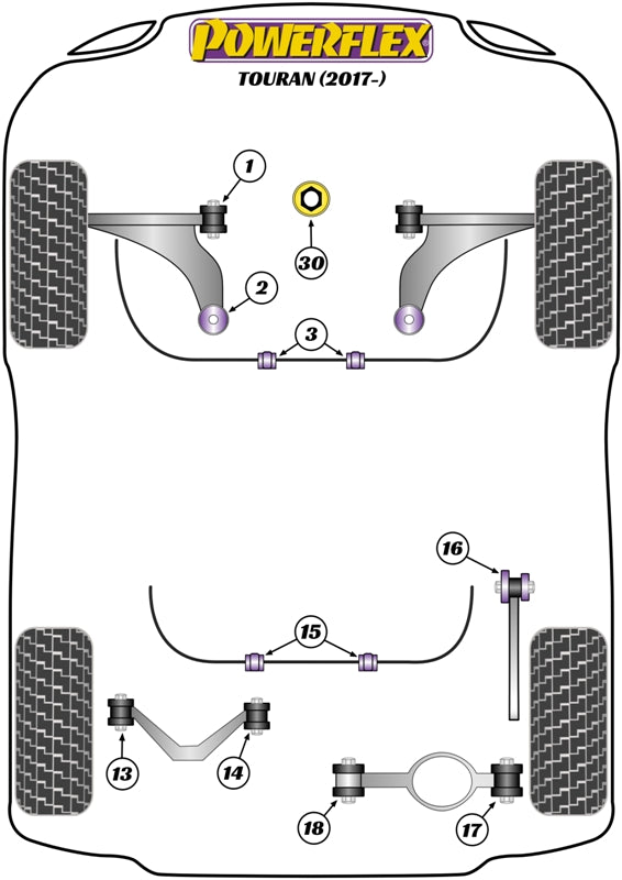 VAG Jacking Point Insert Kit of 4