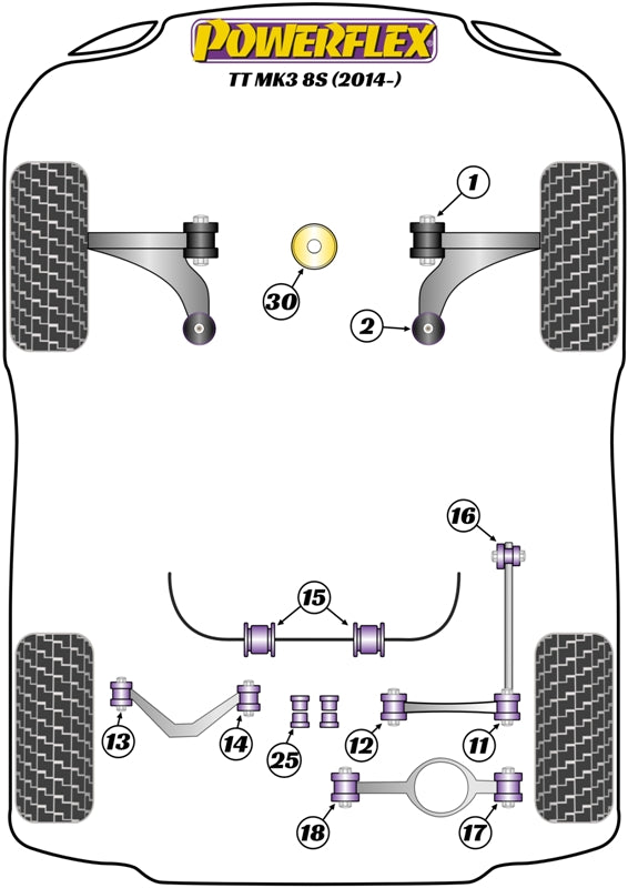 VAG Jacking Point Insert Kit of 4