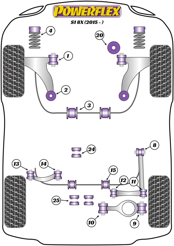 Rear Subframe Rear Mounting Bush