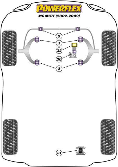 Upper Engine Mount Steady Bush