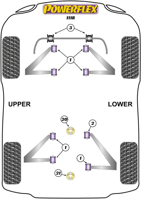 Lotus Front Engine Mount Insert