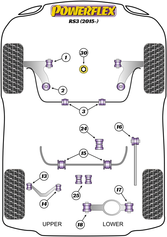 VAG Jacking Point Insert Kit of 4