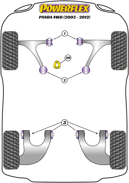 PowerAlign Camber Bolt Kit (10mm)