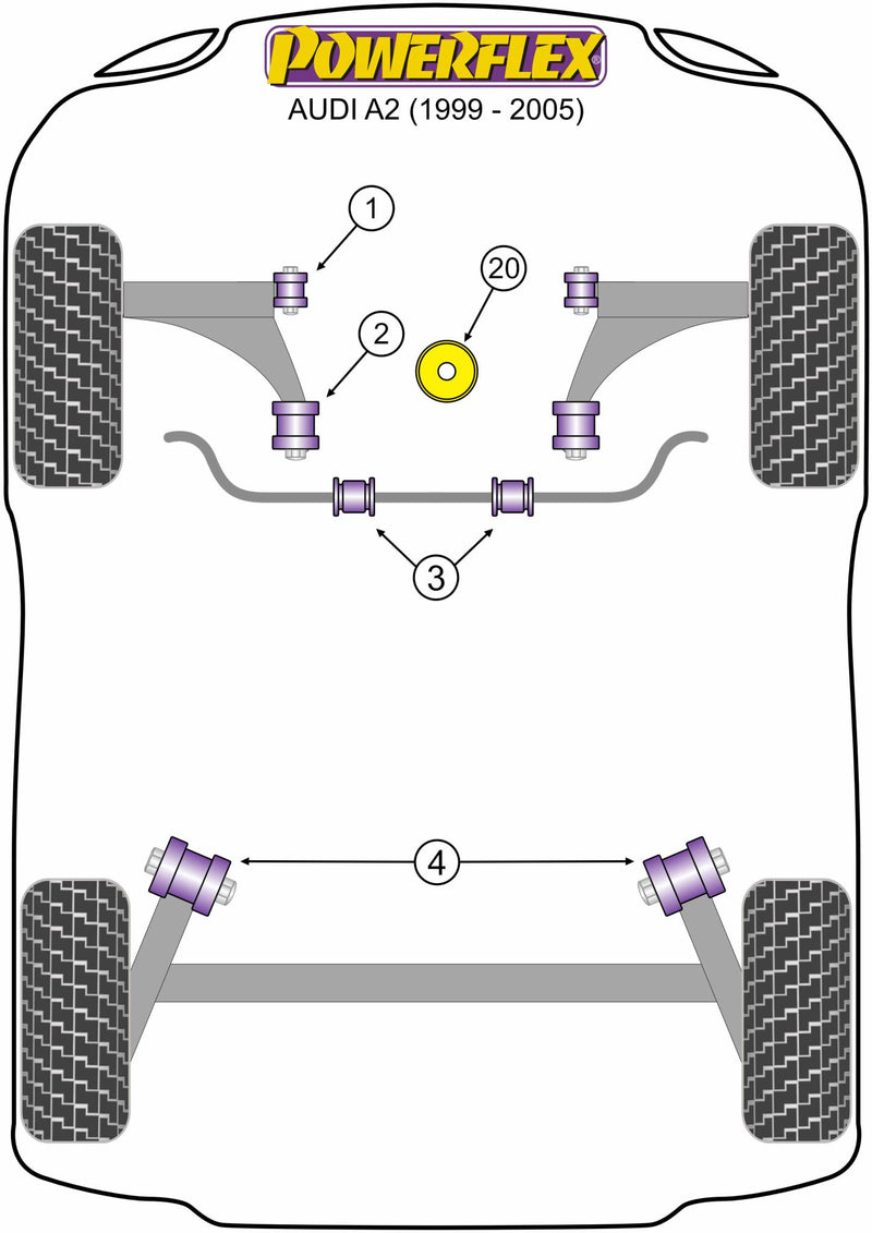 Lower Engine Mount Large Bush (Std Diesel)