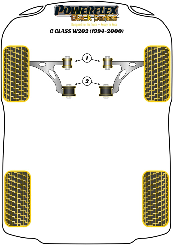 Mercedes-Benz Front Track Control Arm Rear Bush