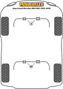 Jeep Grand Cherokee Mk4 WK2 (2011-2015) Rear Anti Roll Bar Bush 25mm