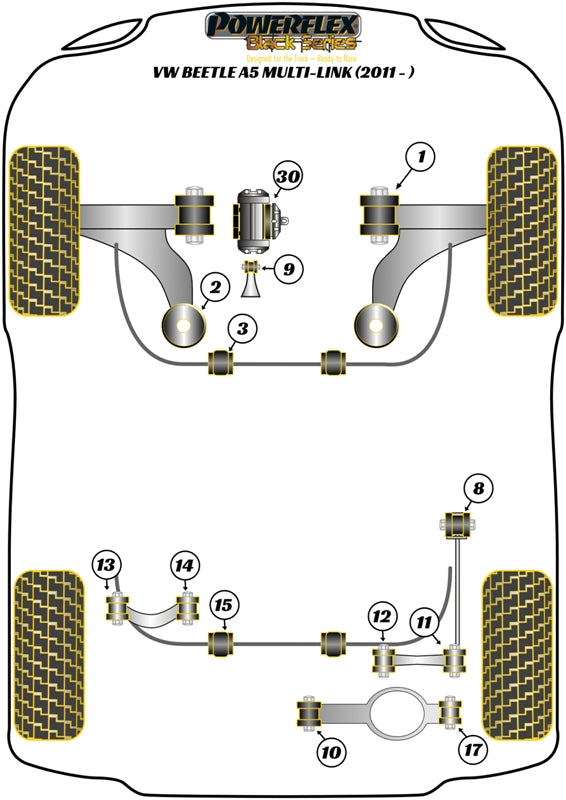 Rear Lower Track Rod Inner Bush