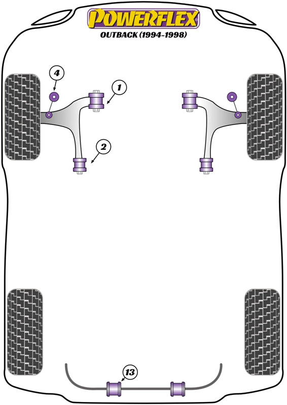 PowerAlign Camber Bolt Kit (14mm)