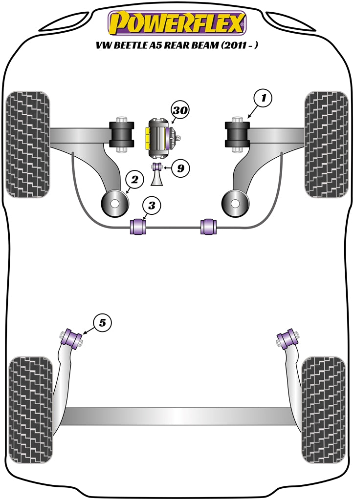 VAG Jacking Point Insert Kit of 4
