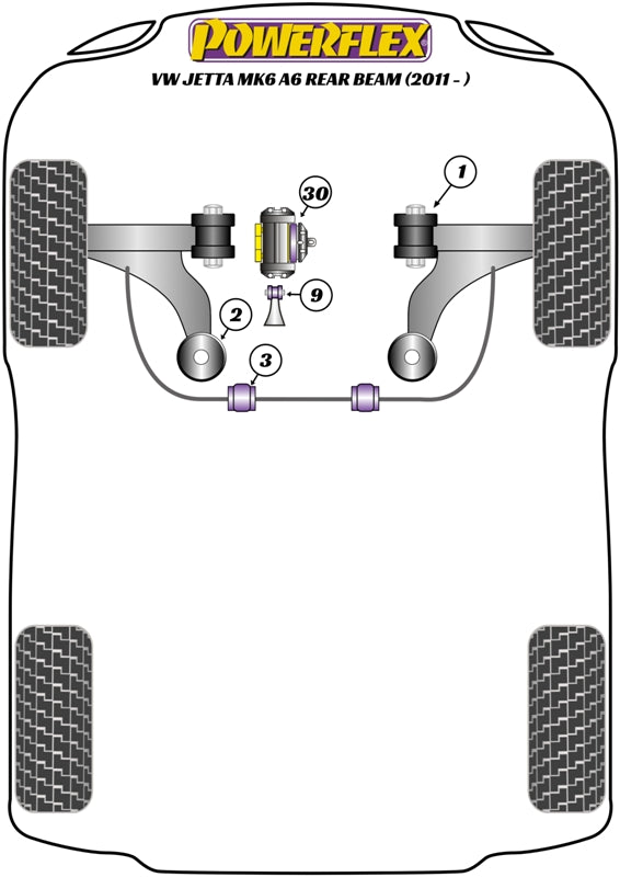 VAG Jacking Point Insert Kit of 4