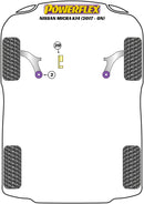 Nissan Micra Front Wishbone Rear Bush