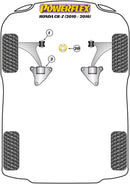 Honda Rear Beam Mounting Bush