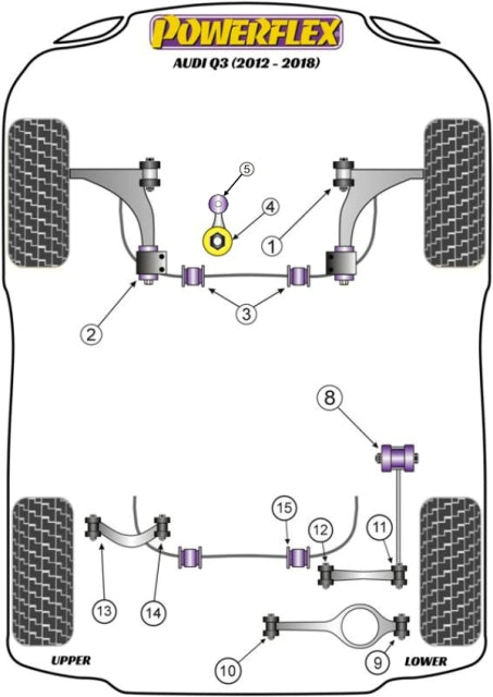 Rear Lower Track Rod Outer Bush
