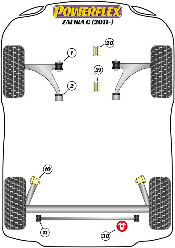 Vauxhall / Opel Rear Beam Mounting Bush