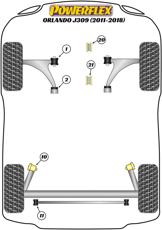 Rear Panhard Rod Outer Bush