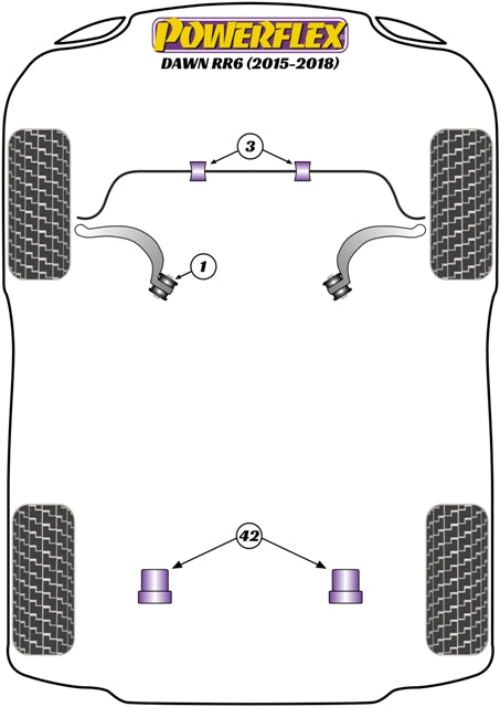 Front Anti Roll Bar Mounting Bush