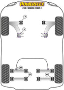 Front Arm Rear Bush Caster Offset
