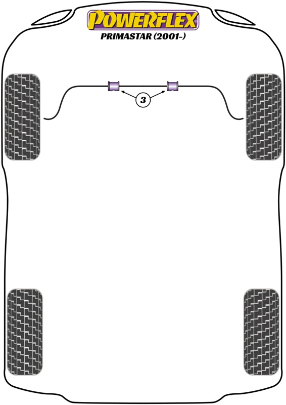 Front Anti Roll Bar Bush 23mm