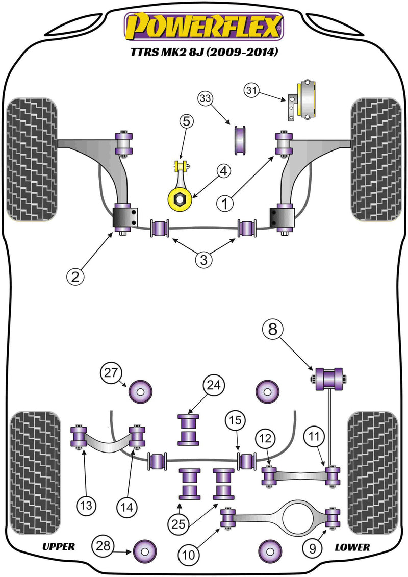 Lower Engine Mount Small Bush