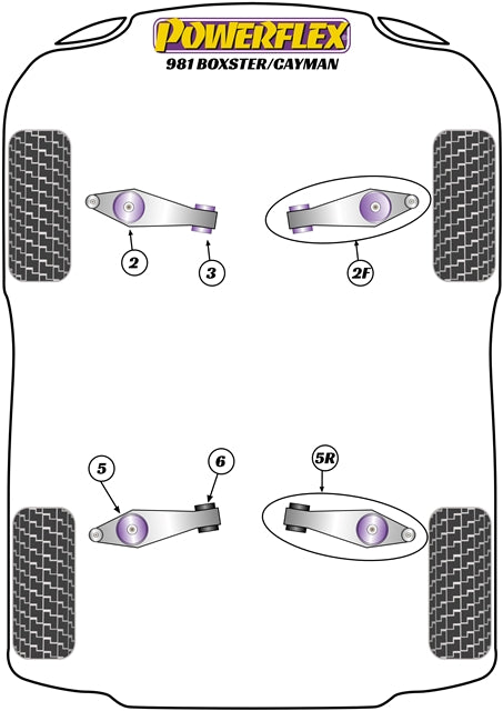 Porsche Front Engine Mount Insert