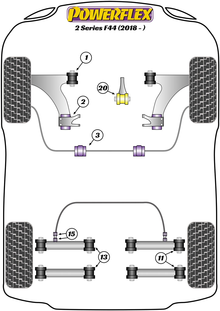 Lower Engine Mount Large Bush