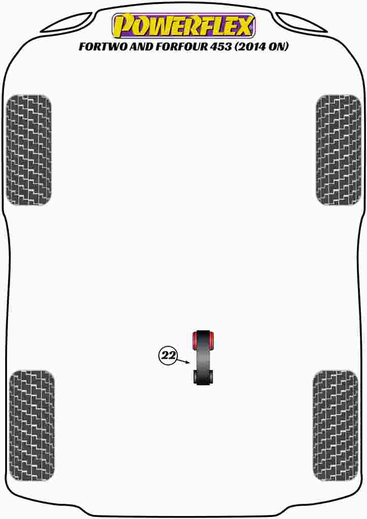 Lower Torque Mount, 3 Cylinder