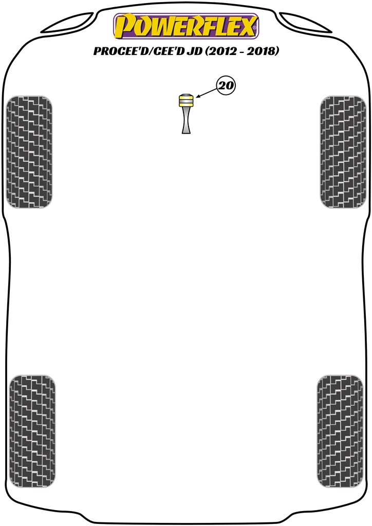 Lower Torque Mount Small Bush 14mm