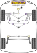 Front Wishbone Rear Bush Caster Offset
